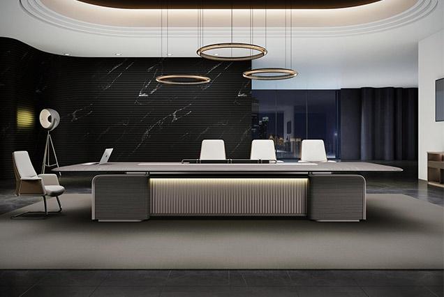 簡(jiǎn)約現(xiàn)代會(huì)議桌-23