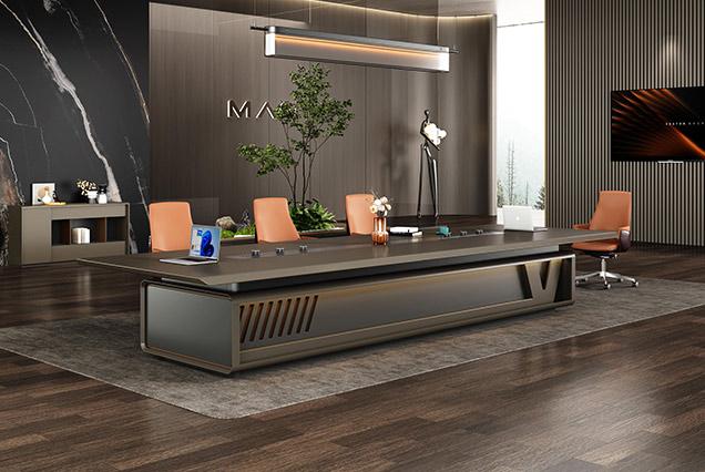 簡(jiǎn)約現(xiàn)代會(huì)議桌-3