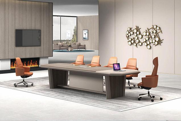 簡(jiǎn)約現(xiàn)代會(huì)議桌-11