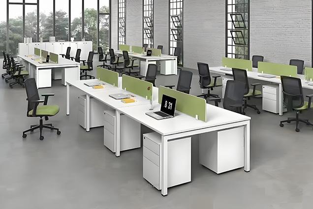 簡約現代職員桌-11